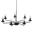 LIMAL Vintage Candle Chandelier Pendant Light for Dining Room, Living Room & Entryway