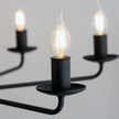 LIMAL Vintage Candle Chandelier Pendant Light for Dining Room, Living Room & Entryway