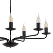 LIMAL Vintage Candle Chandelier Pendant Light for Dining Room, Living Room & Entryway
