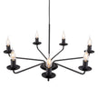 LIMAL Vintage Candle Chandelier Pendant Light for Dining Room, Living Room & Entryway
