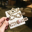 Elegant Pearl Bling Hair Clip