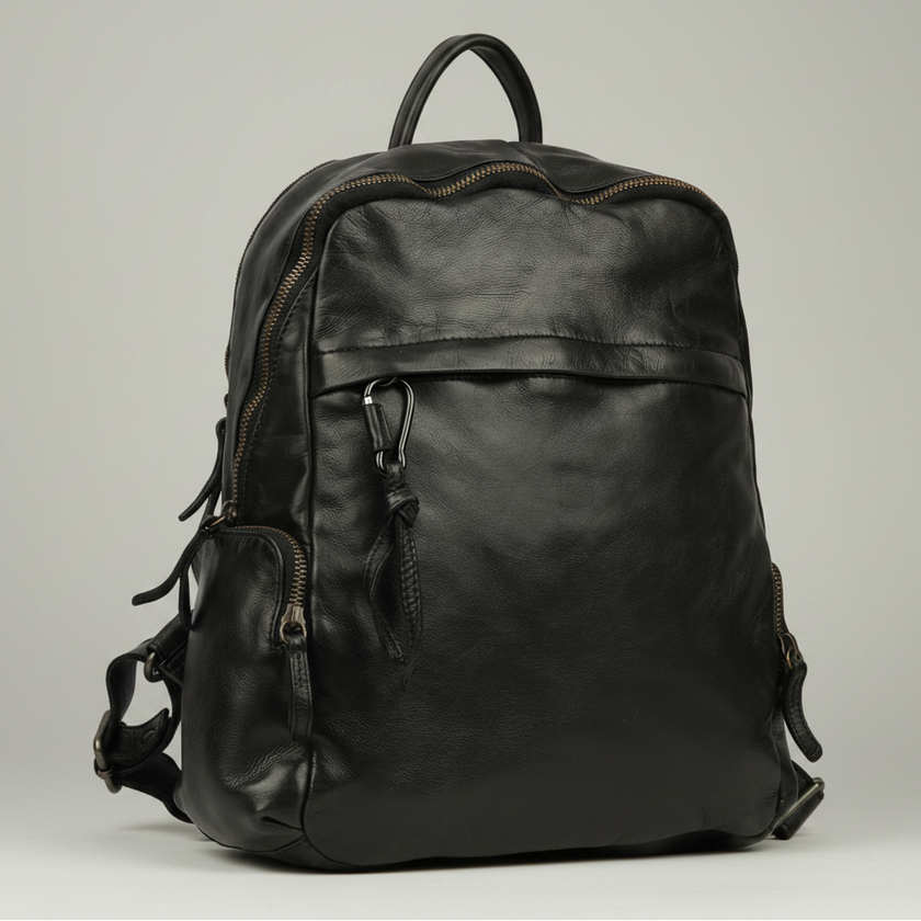 MET Premium Leather Backpack. Urban Rucksack