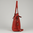 MET Leather Handbag for Women. Tote with Adjustable Dual Handles