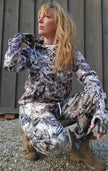 Skyclad Camo Wide-leg joggers