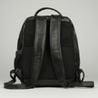 MET Premium Leather Backpack. Dual-Compartment Urban Commuter Pack
