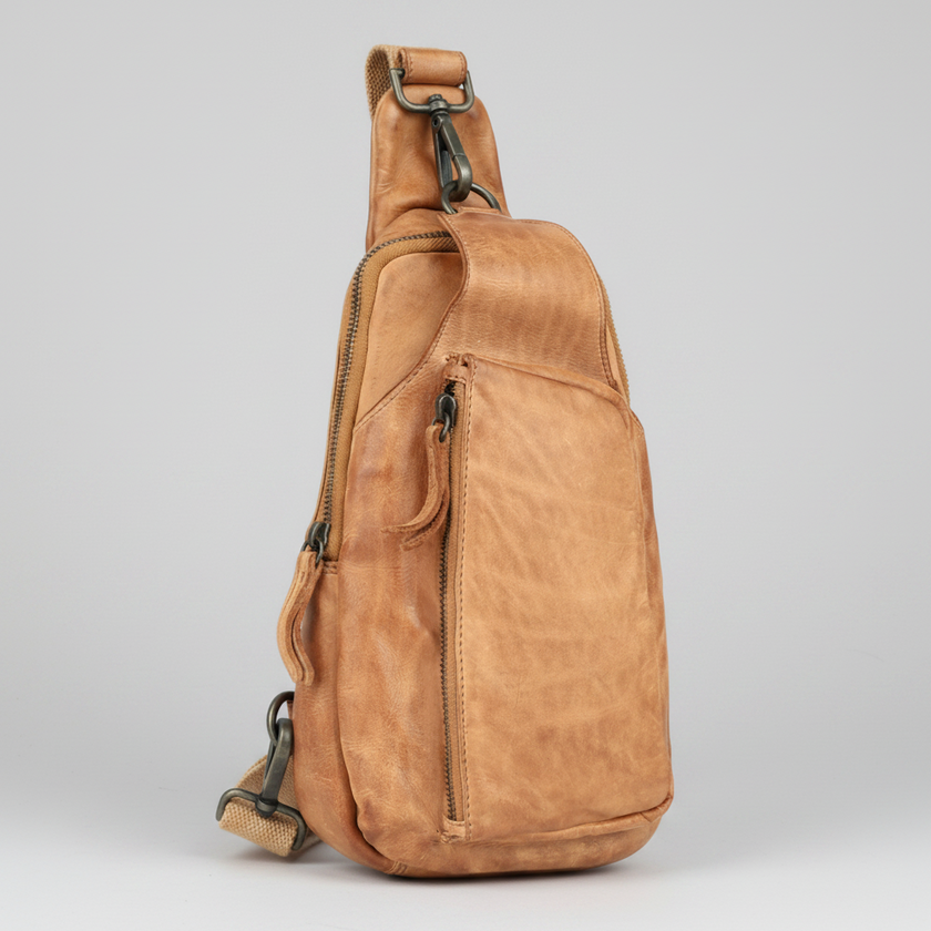 MET Off The Shoulder Leather Chest Bag Backpack