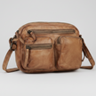 MET Premium Leather Crossbody Bag. Compact Utility Explorer