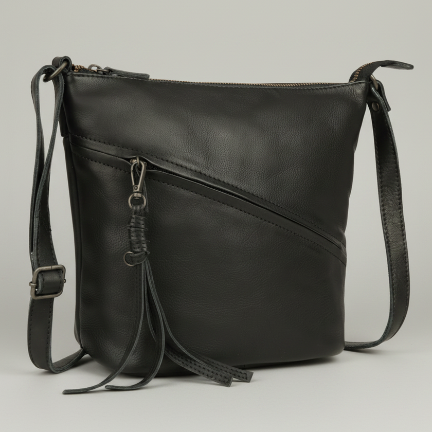 MET Premium Leather Crossbody Bag. Sleek Urban Organiser
