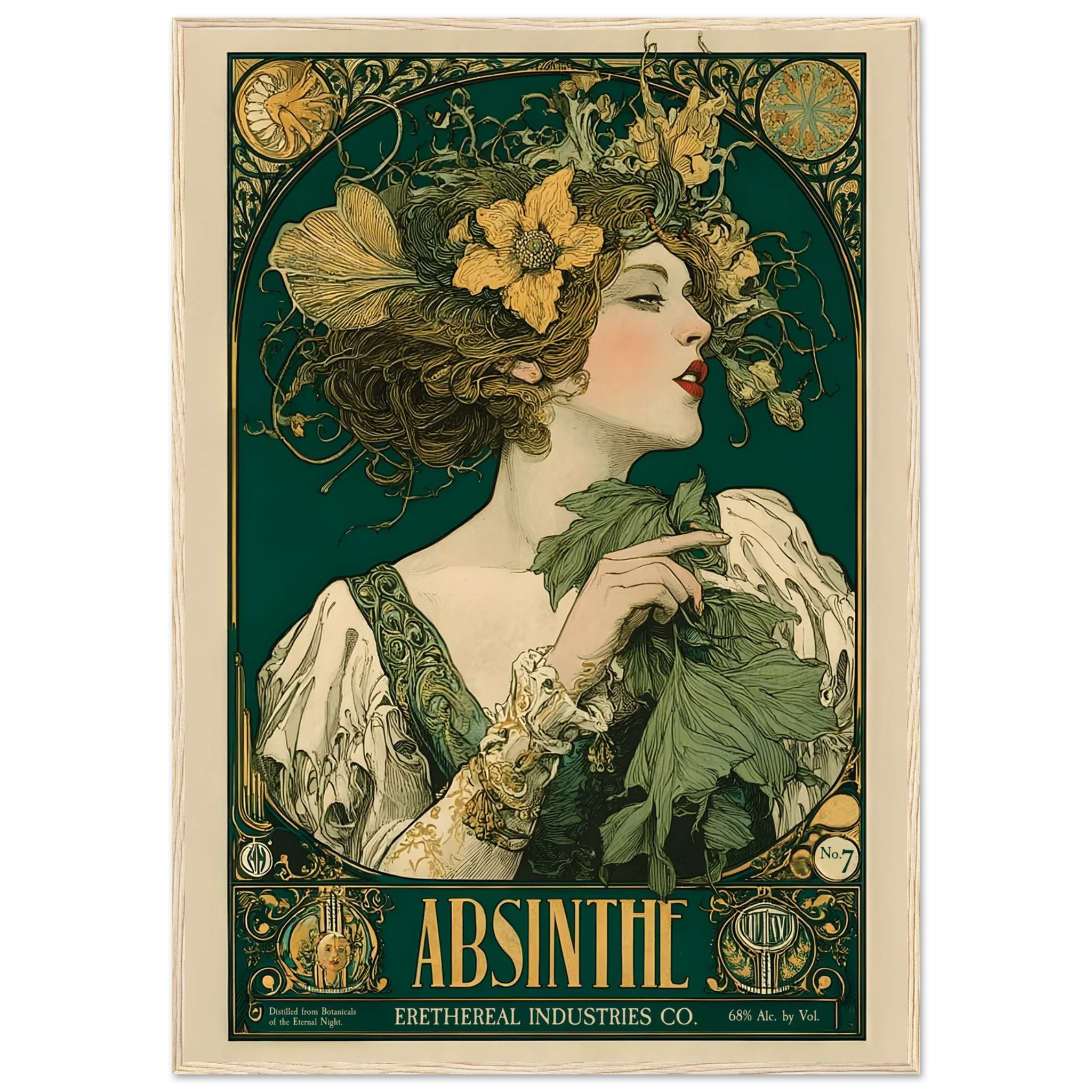 L’Absinthe d’Ombre - Poster & Framed Print