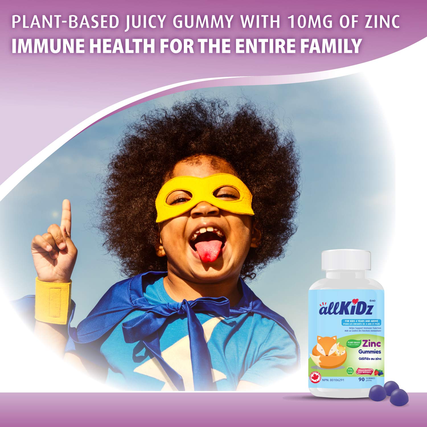 Allkidz - Zinc Gummies, 90s