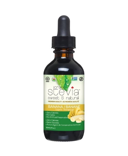Crave Stevia - Banana Liq. Stevia 30ml