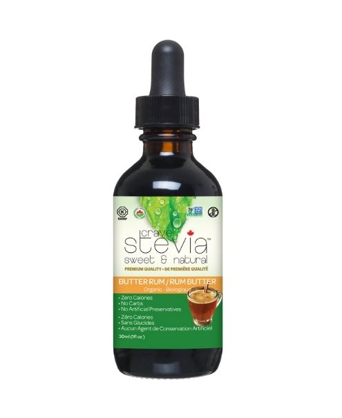 Crave Stevia - Butter Rum Liq. Stevia 30ml