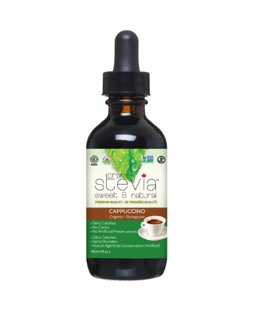 Crave Stevia - Cappuccino Liq. Stevia 30ml
