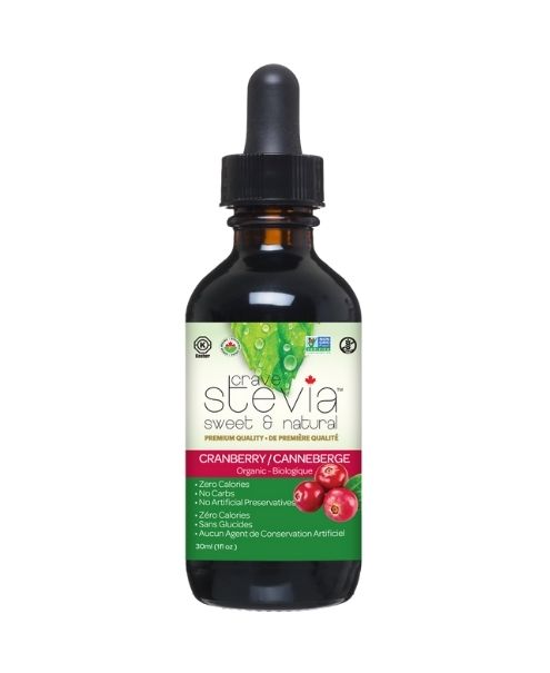 Crave Stevia - Cranberry Liq. Stevia 30ml