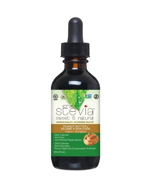 Crave Stevia - Peanut Butter Liq. Stevia 30ml