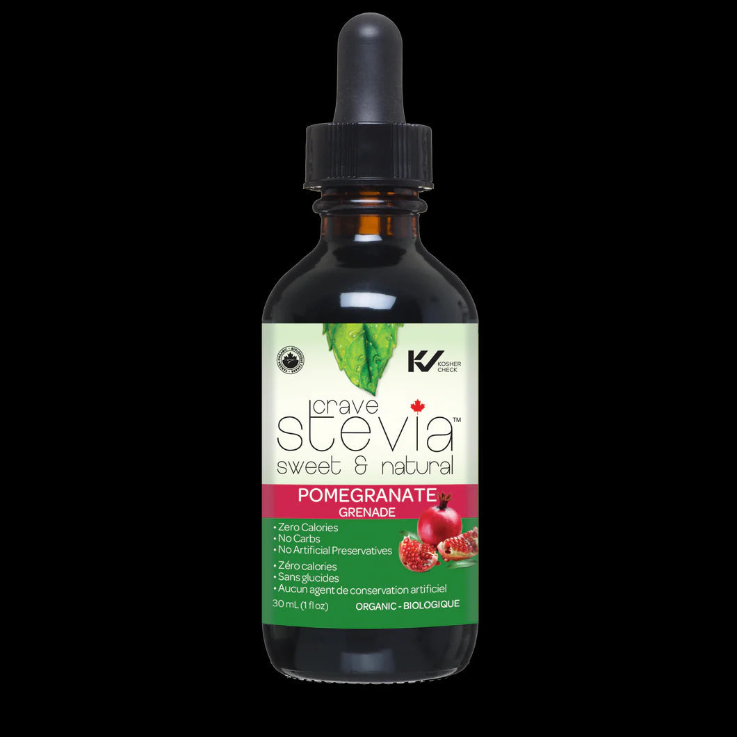 Crave Stevia - Pomegranate Liq. Stevia 30ml