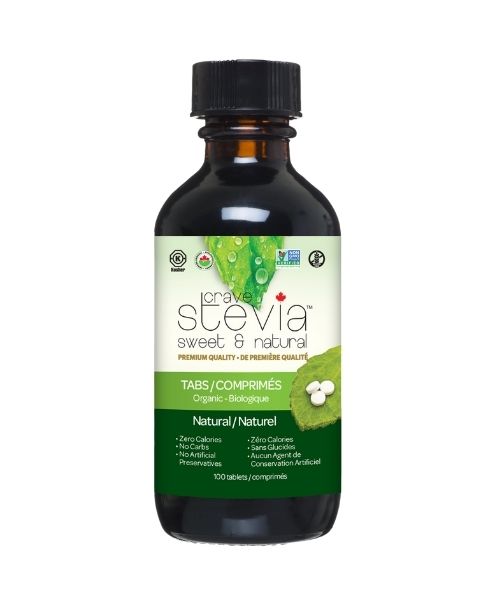 Crave Stevia - Powder Stevia 100 Tabs