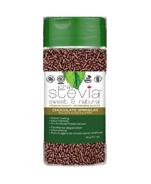 Crave Stevia - Chocolate Sprinkles 65g