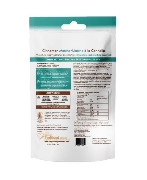 Eatgood Feelgood - Cinnamon Matcha, 250g