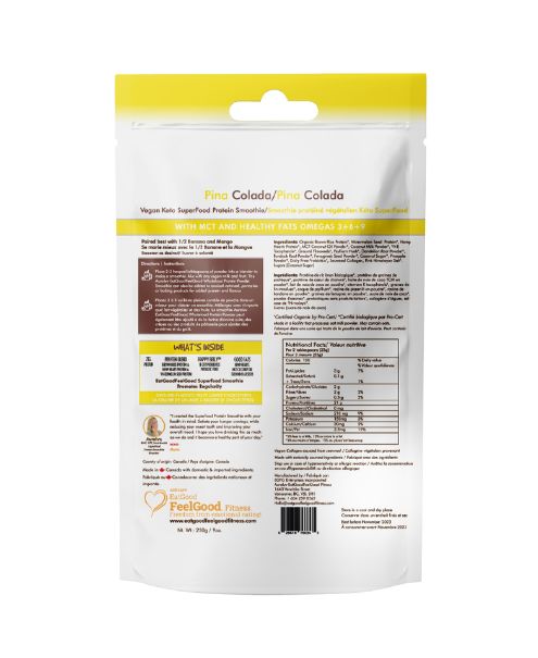 Eatgood Feelgood - Pina Colada, 250g