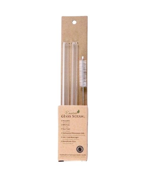 Enviro Glass Straws - Combo Smoothie Straws 8
