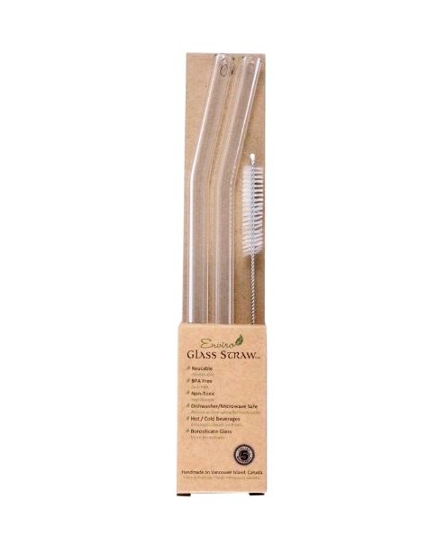 Enviro Glass Straws - Combo Smoothie Straws 10