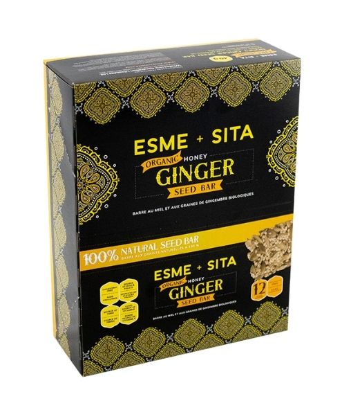 Esme+Sita - Organic Honey Ginger Bar, 12/Pk