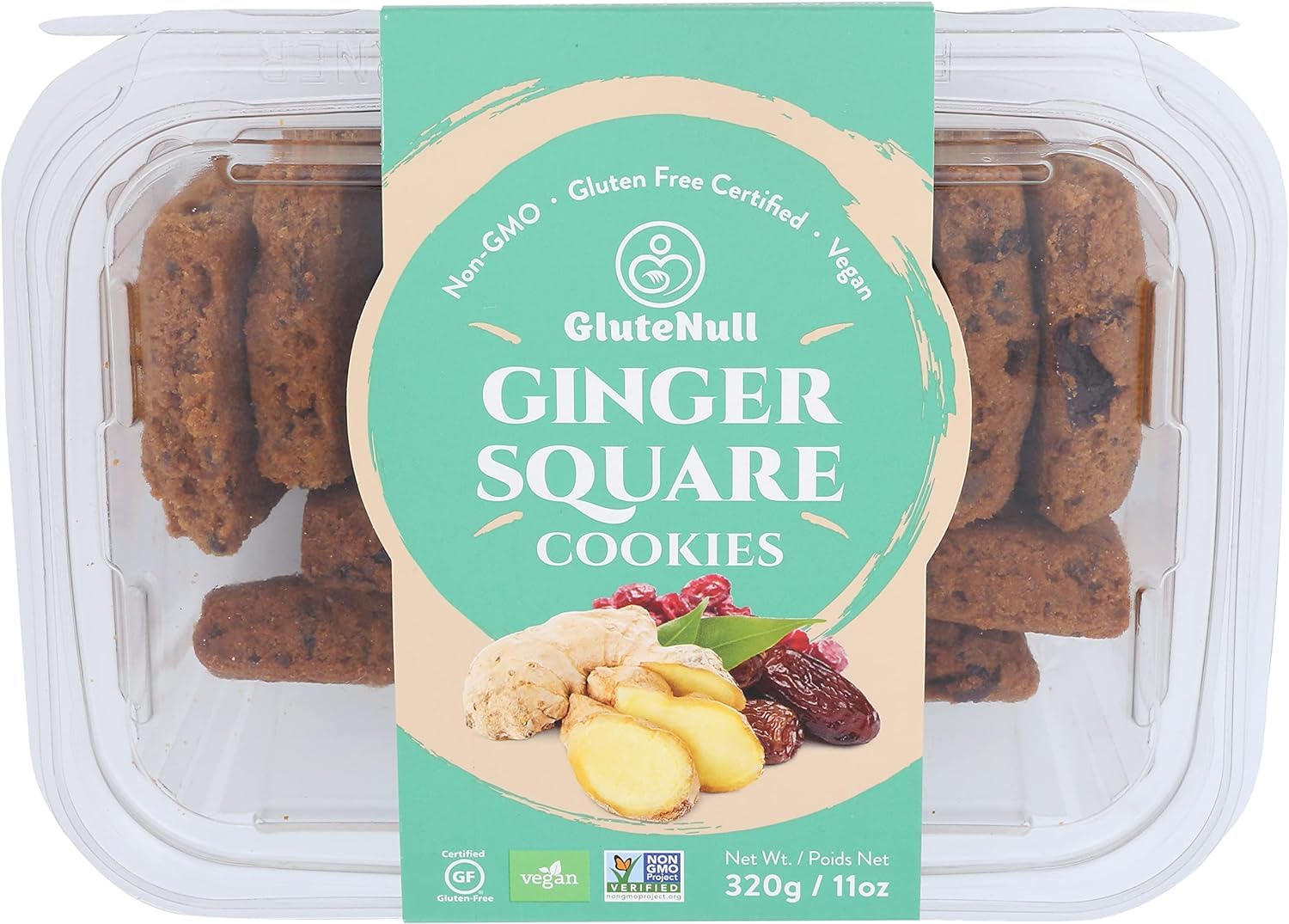 Glutenull - Ginger Square,320g