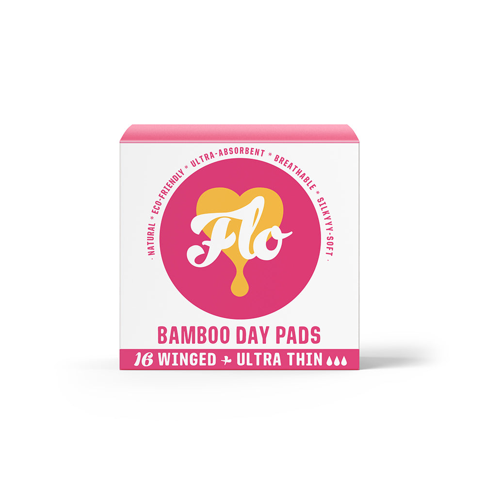 Here We Flo - Flo Pads Day, W/Wings (16 Pads)