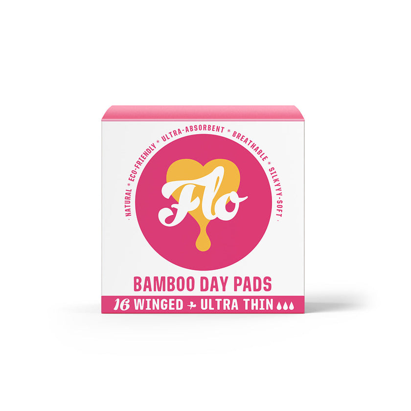 Here We Flo - Flo Pads Day, W/Wings (16 Pads)