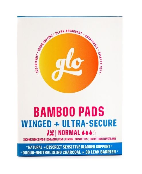 Here We Flo - Glo Pads - Sensi Blad., Nor. W/Wings, 12 Pds.