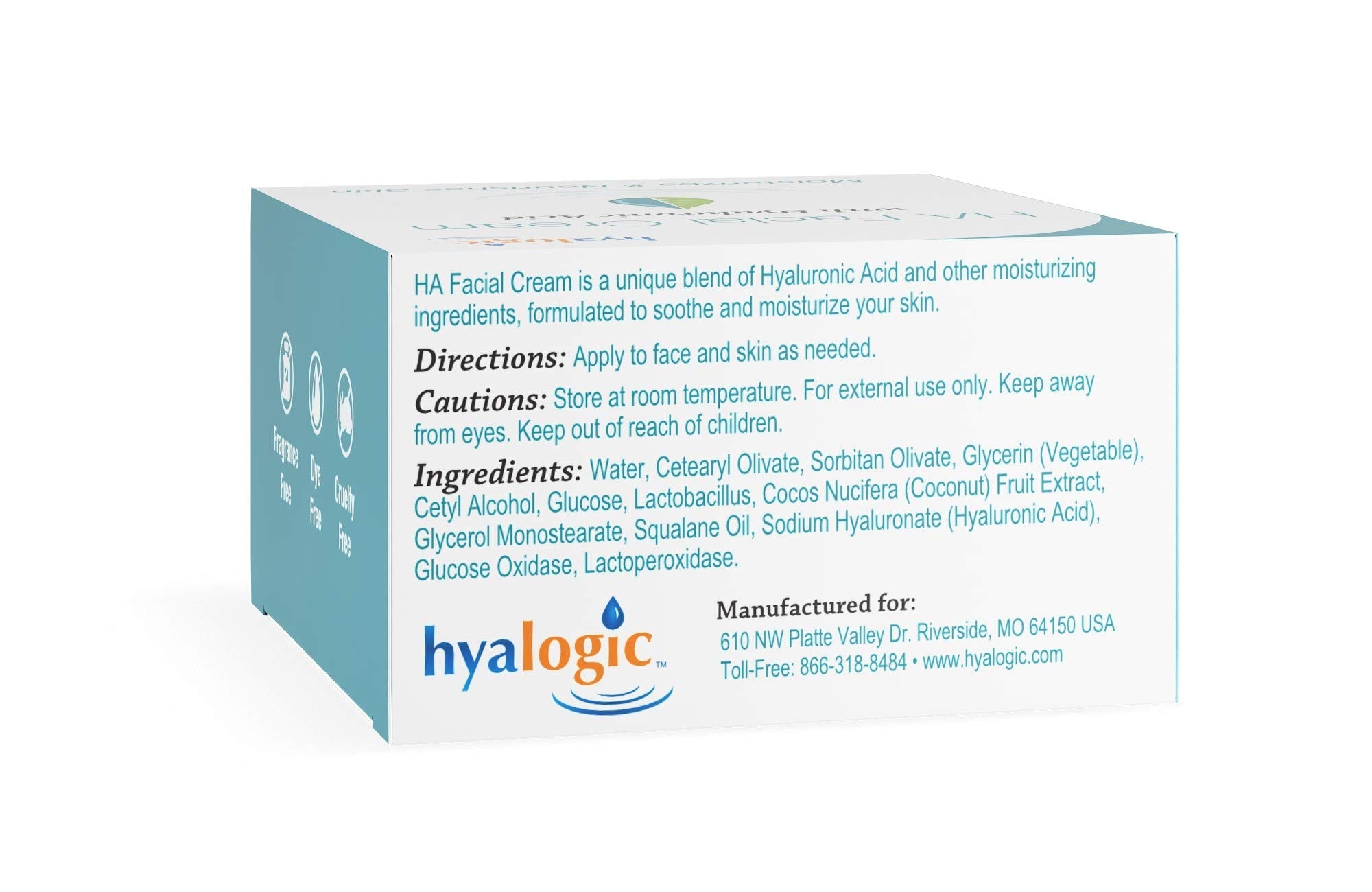 Hyalogic - HA Facial Cream, 56g