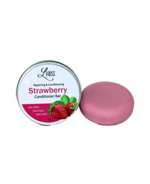 Lyness Beauty - Strawberry Conditioner Bar, 75g