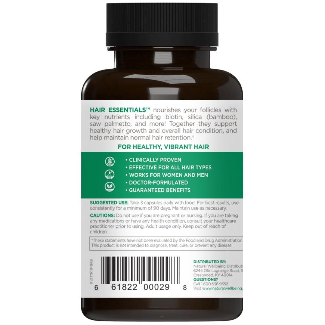 Natural Wellbeing - Hair Essentials (90caps)