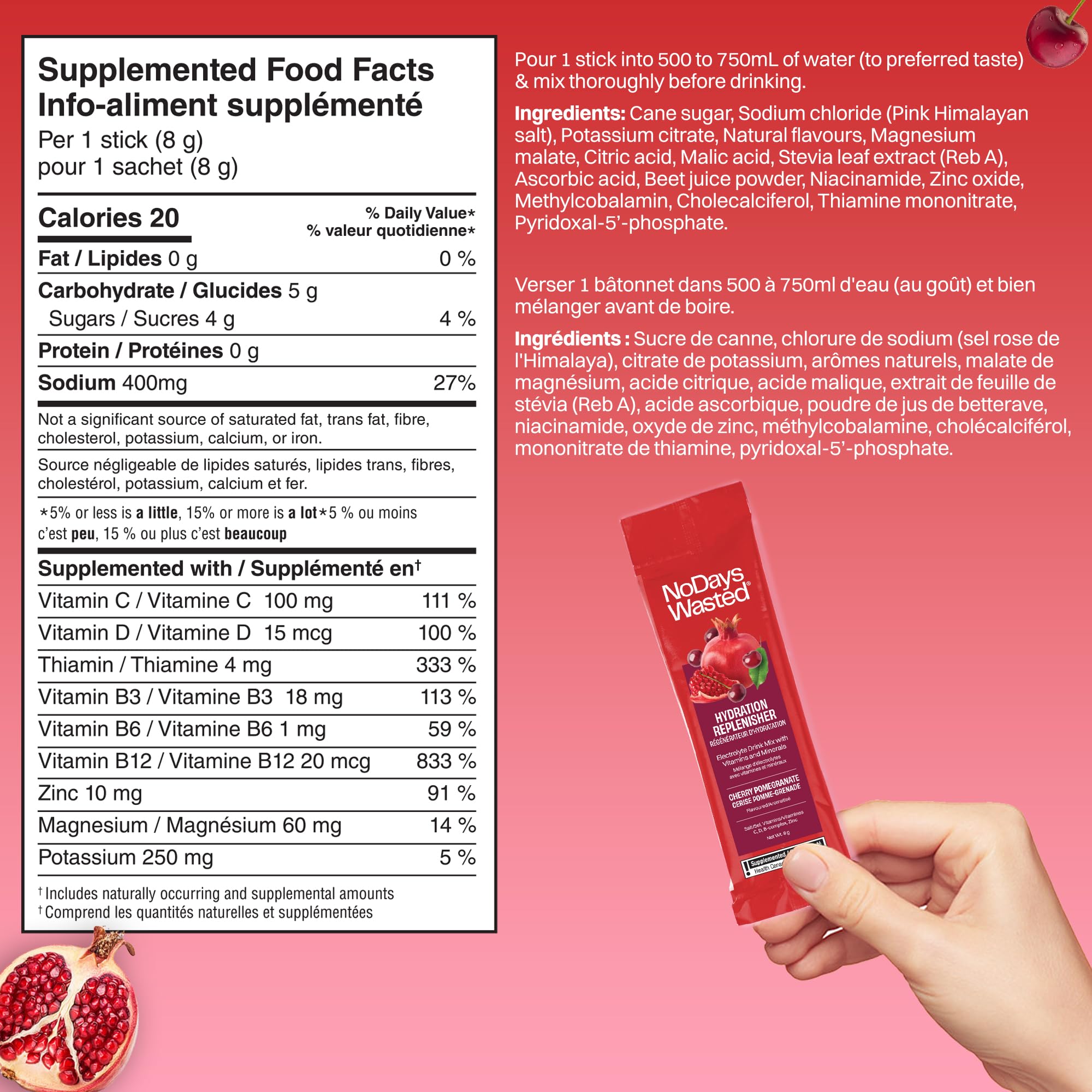 No Days Wasted - Cherry Pomegranate (15pk)