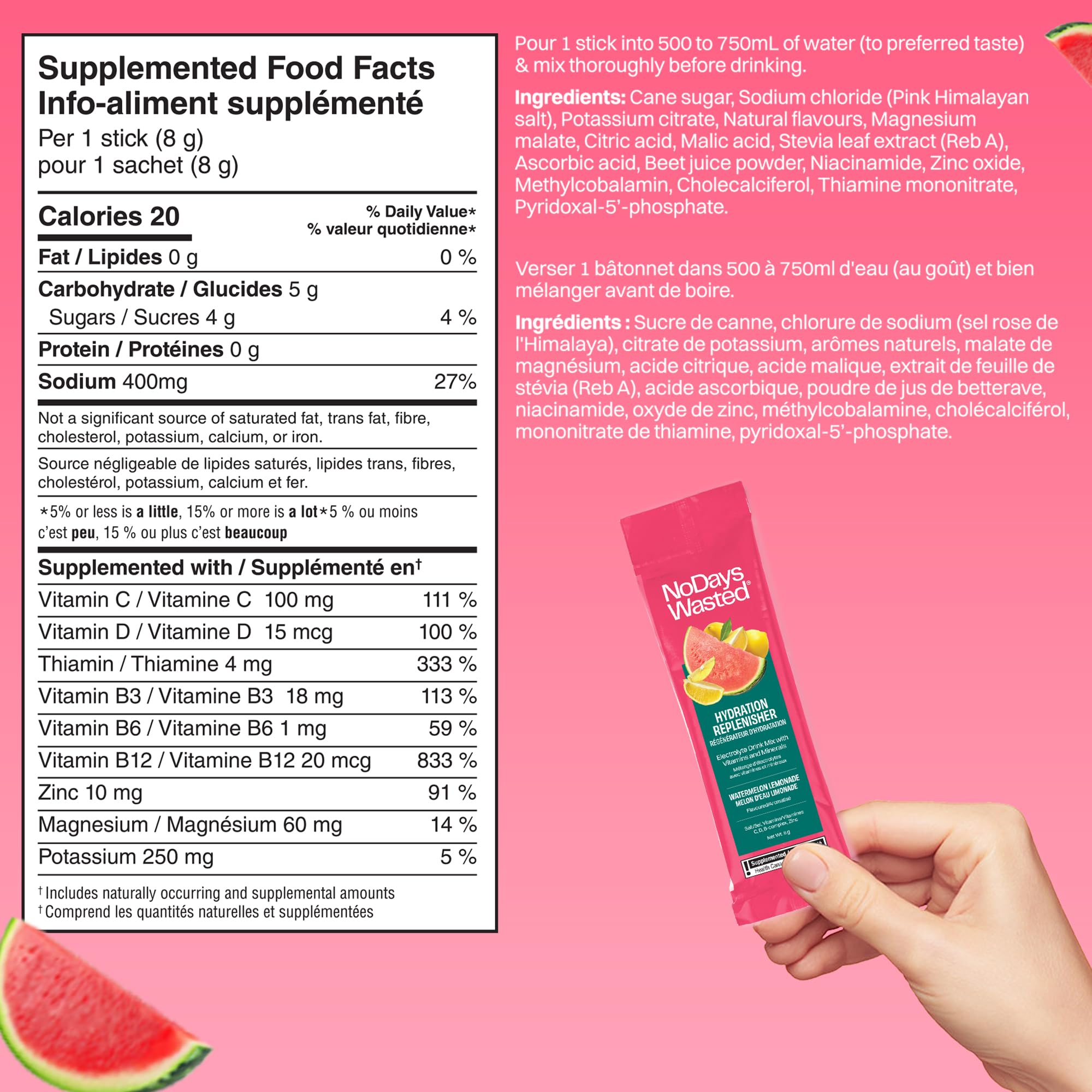 No Days Wasted - Watermelon Lemonade (5pk)