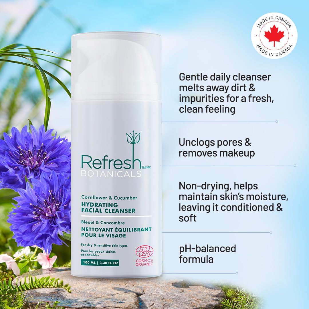 Refresh Botanicals - Hydrating Facial Cleanser (100ml)