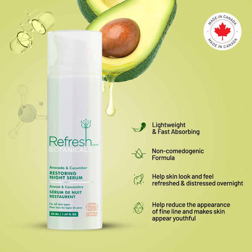 Refresh Botanicals - Restoring Night Serum (50ml)
