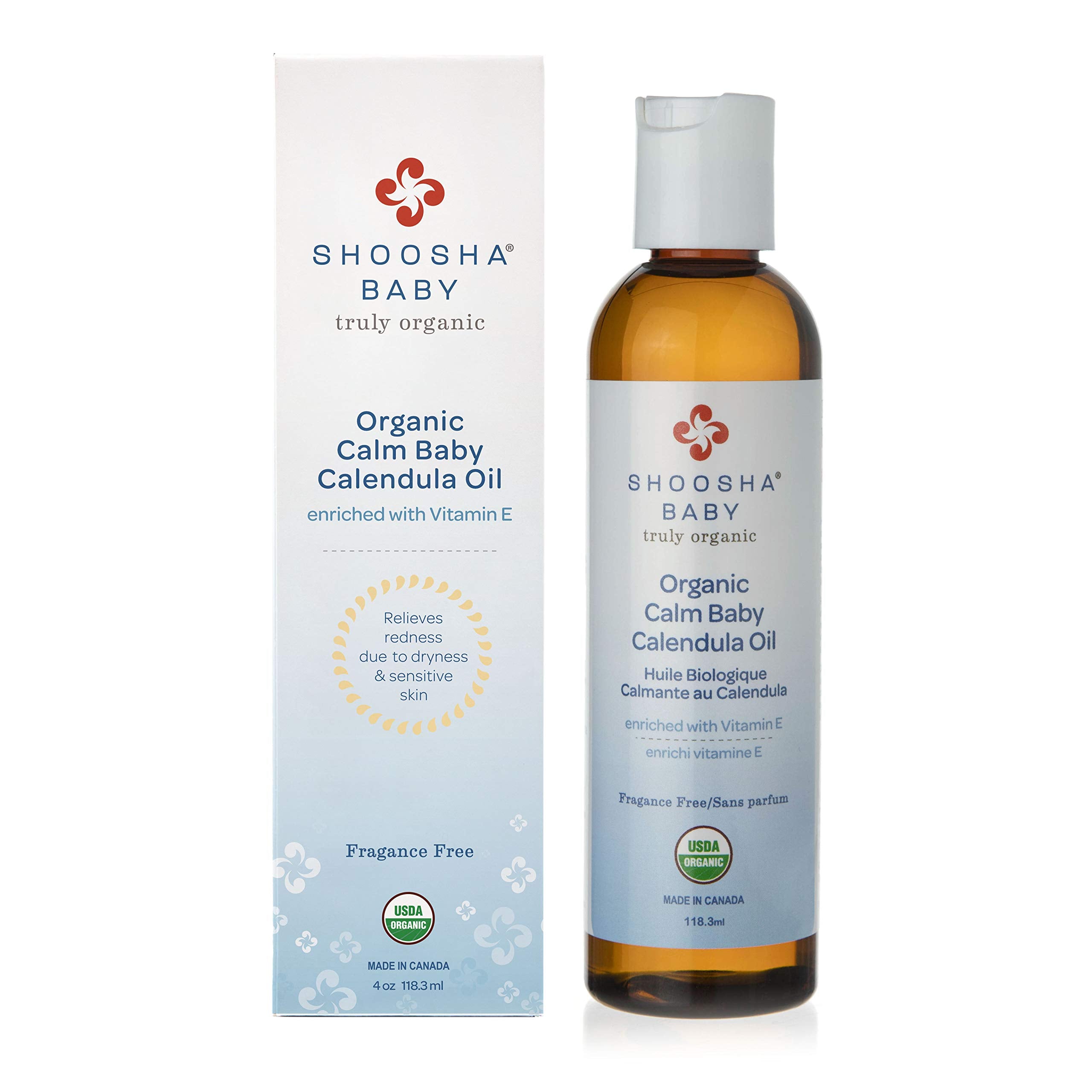 Shoosha - Calm Baby Calendula Oil - Fragrance Free