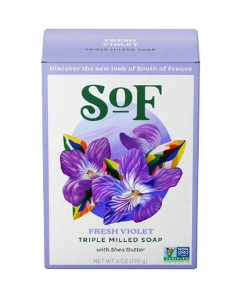 South Of France - Natural Soap Violet Bouqt (170g)