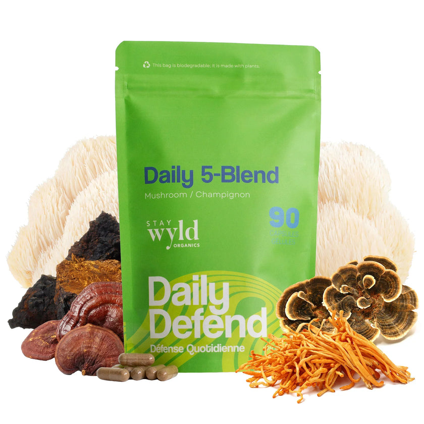 Stay Wyld Organics - 5-Mushroom Blend (90caps)