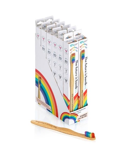 The Future Is Bamboo - Kids Rainbow (12/Box)