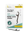 The Future Is Bamboo - Floss Picks - Charcoal Lemon (50pcs/6pk)