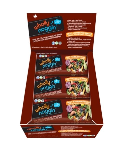 Wholly Noggin Foods - Almond Superberries (45g,12/Box)