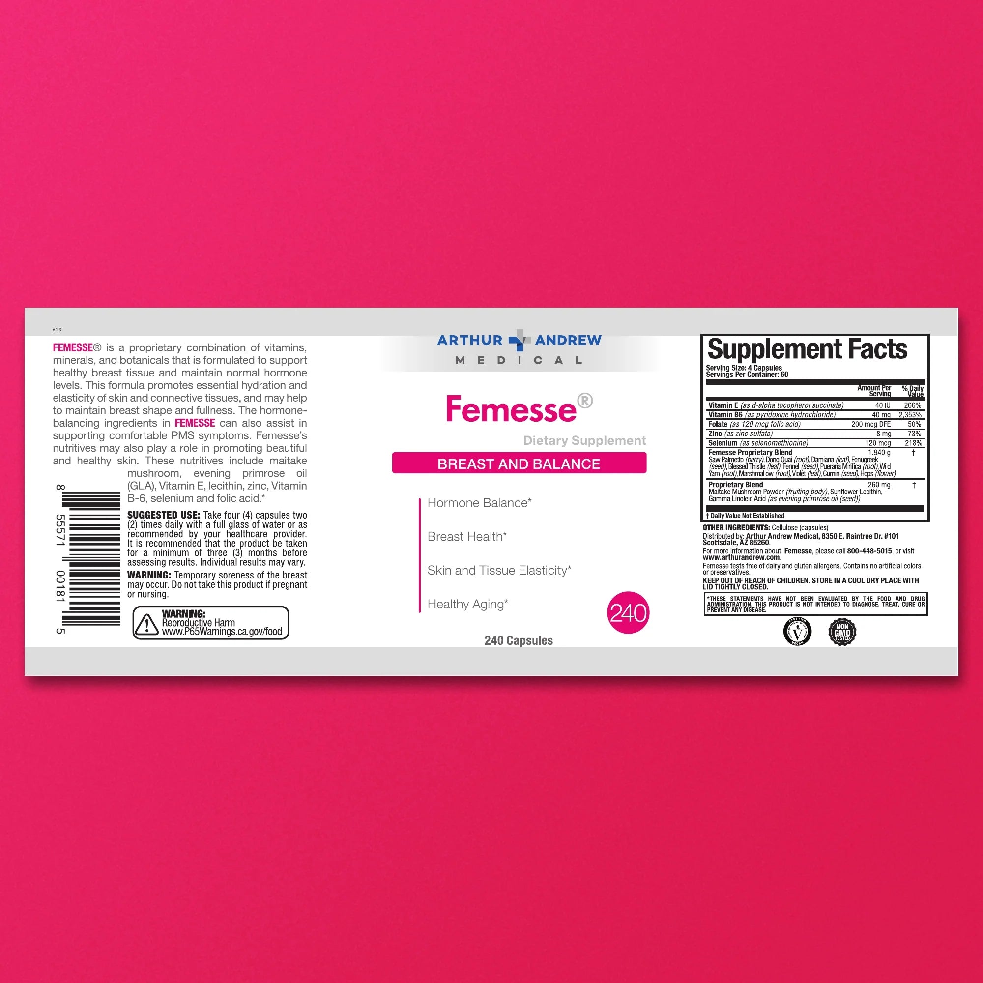 Arthur Andrew Medical - Femesse, 240's