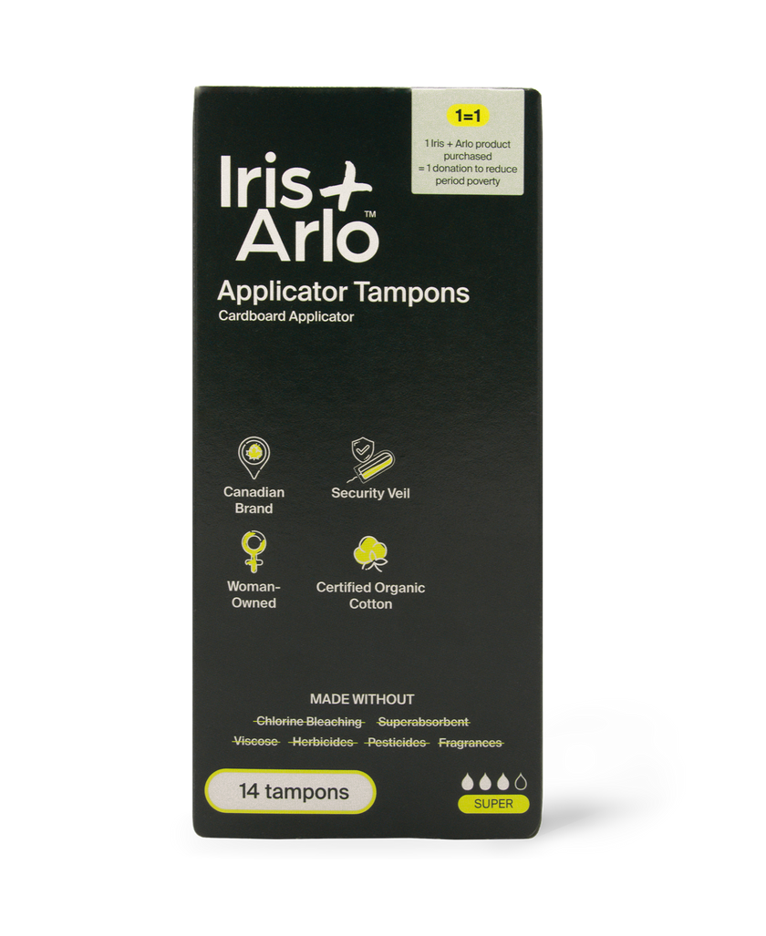 Iris + Arlo - Applicator Tampons, super - 100% Organic Cotton