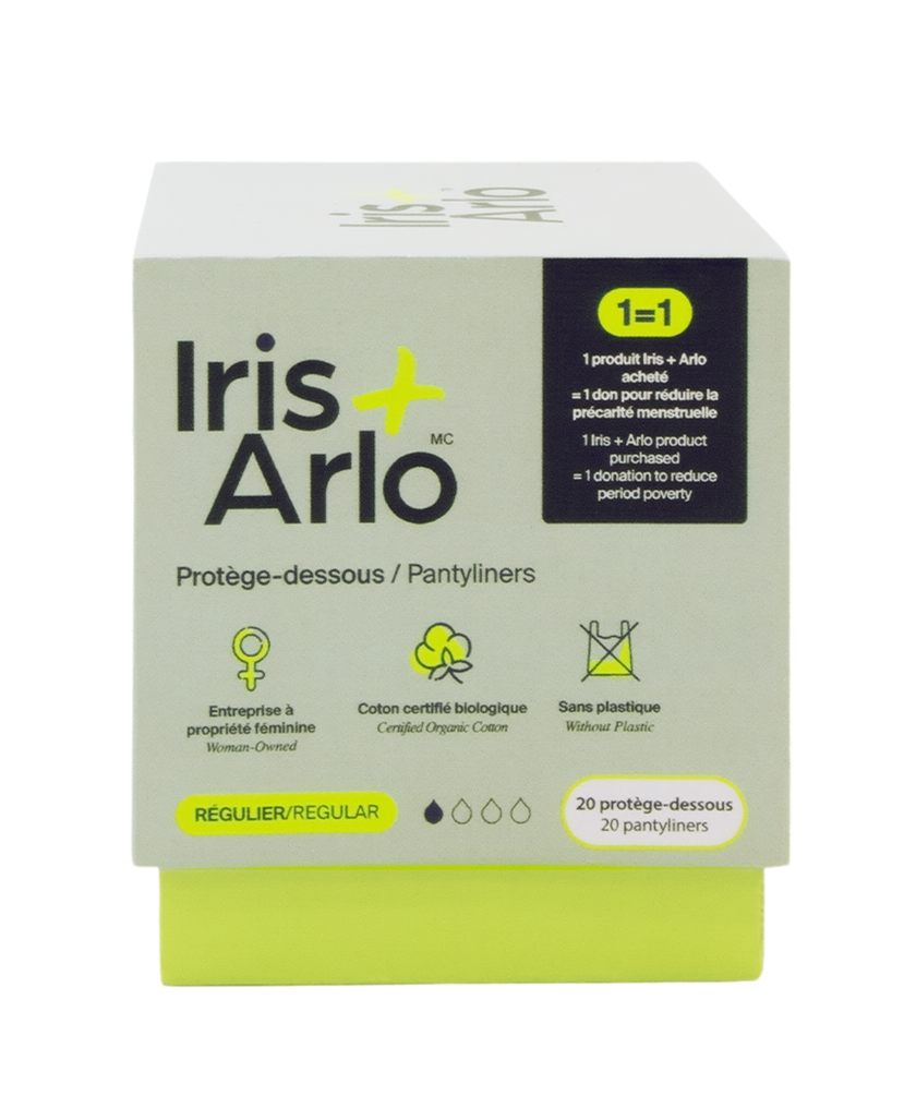 Iris + Arlo - Pantyliners, reg - 100% Organic Cotton
