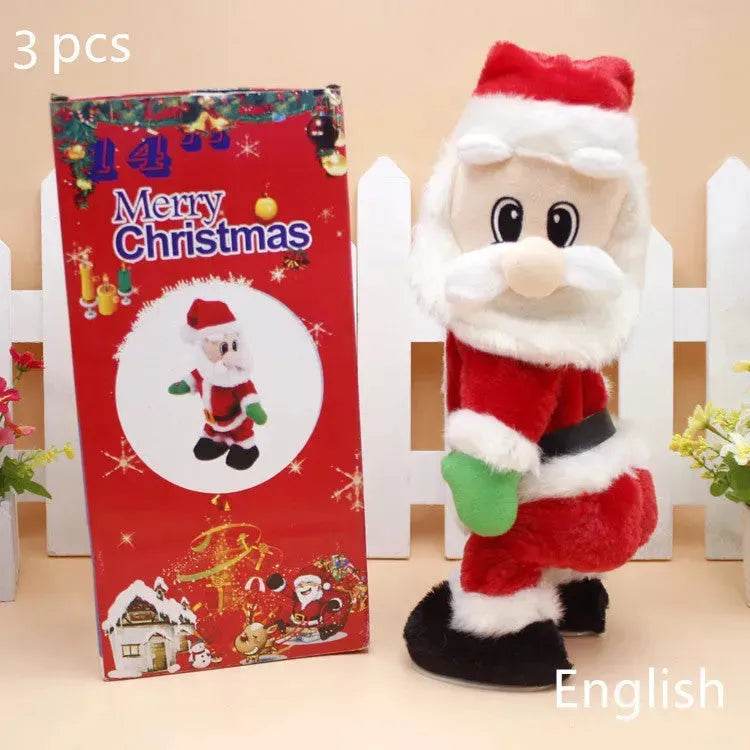 Creative Christmas Musical Hip-shaking Santa Claus Ornaments