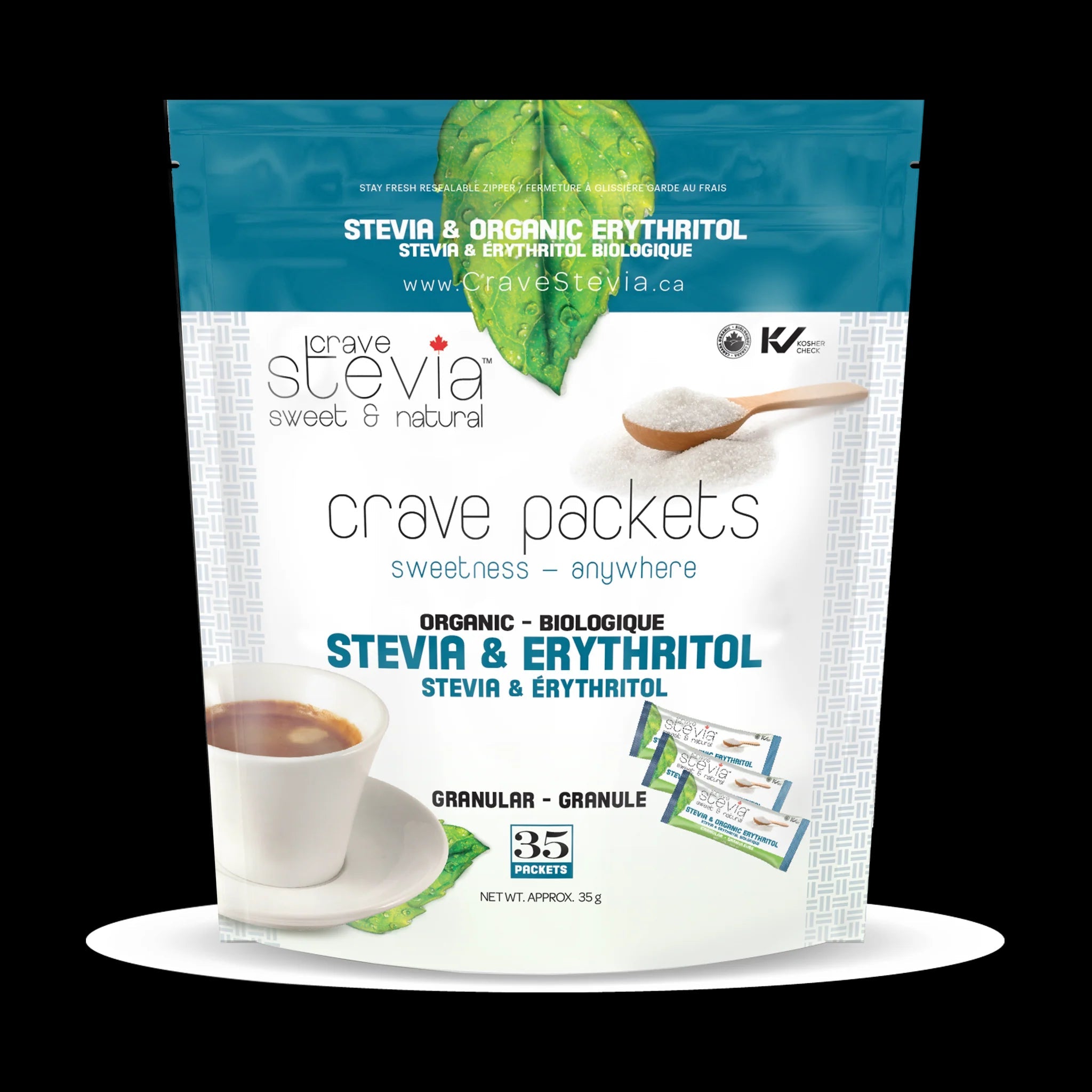 Crave Stevia - Stevia Packets 35Ct