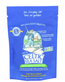 Selina Naturally - Fine Ground Celtic Salt - Bag (113g)